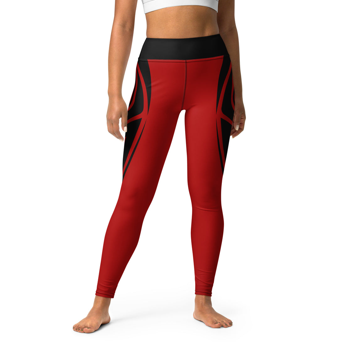 Heart Shaped Wave Yoga Leggings