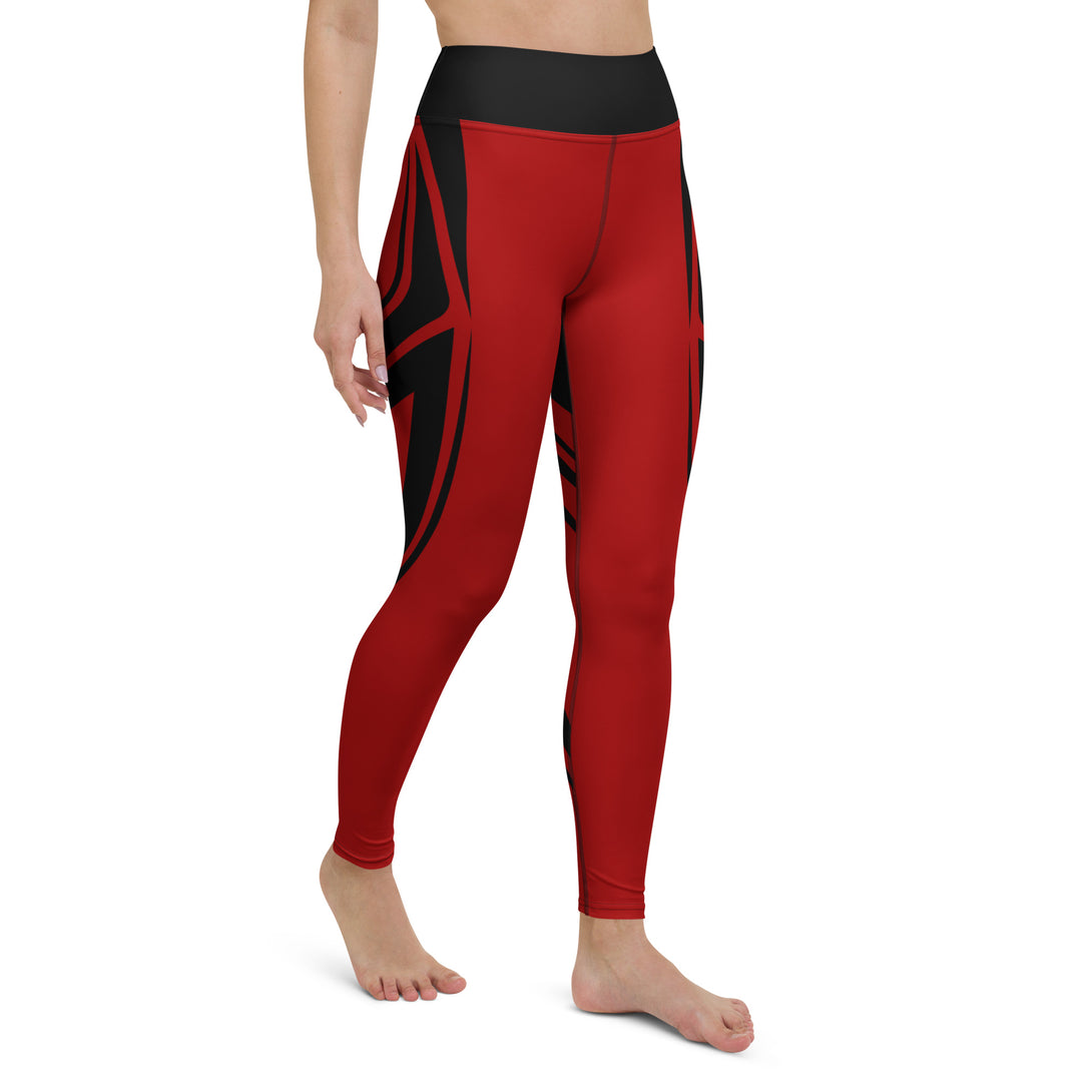 Heart Shaped Wave Yoga Leggings