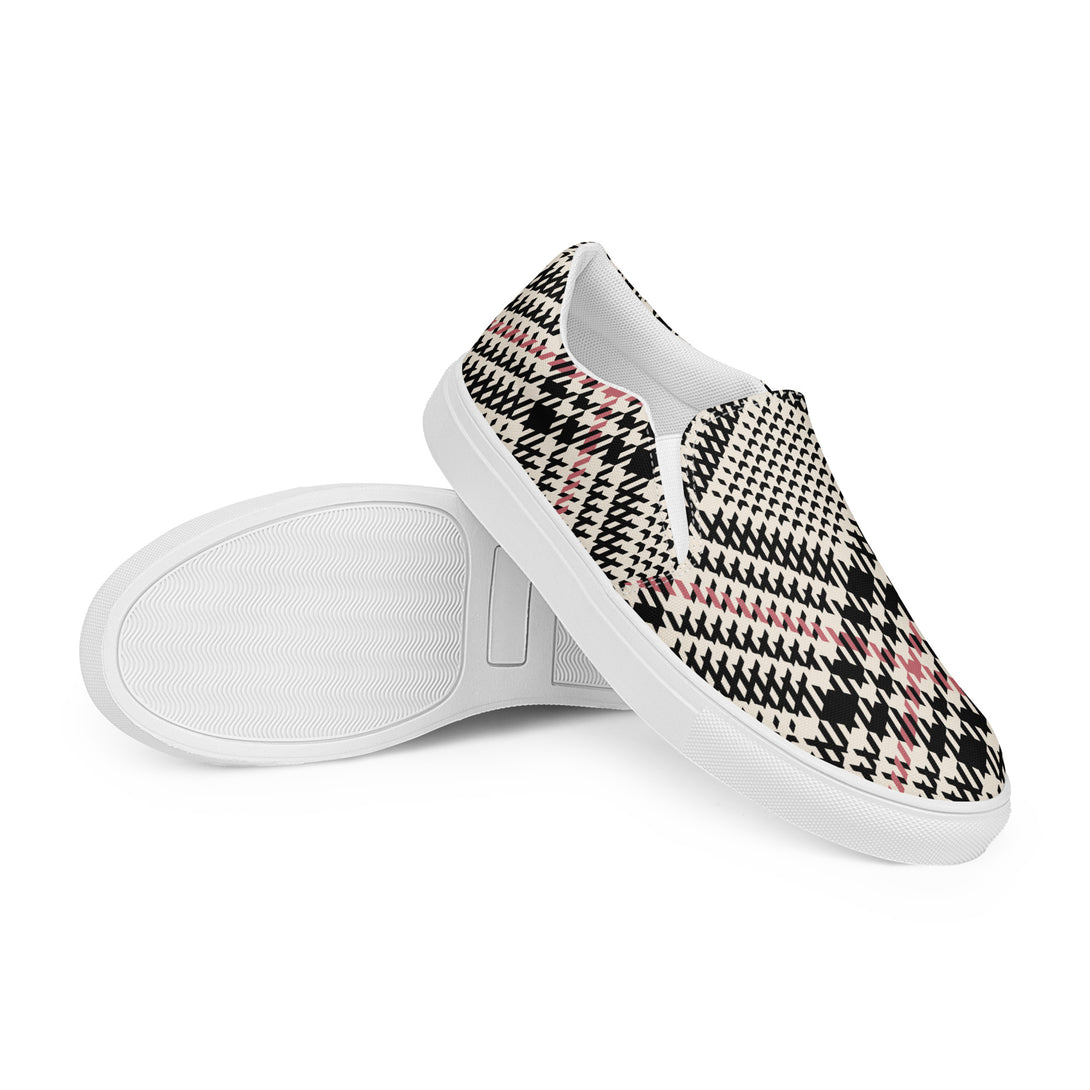 Heritage Weave Plaid Slip-On Canvas Shoes