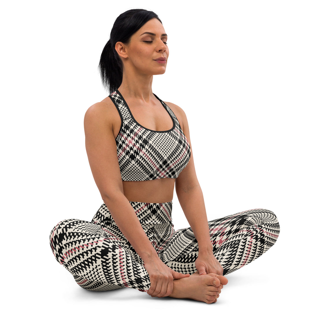 Heritage Weave Plaid Sports Bra