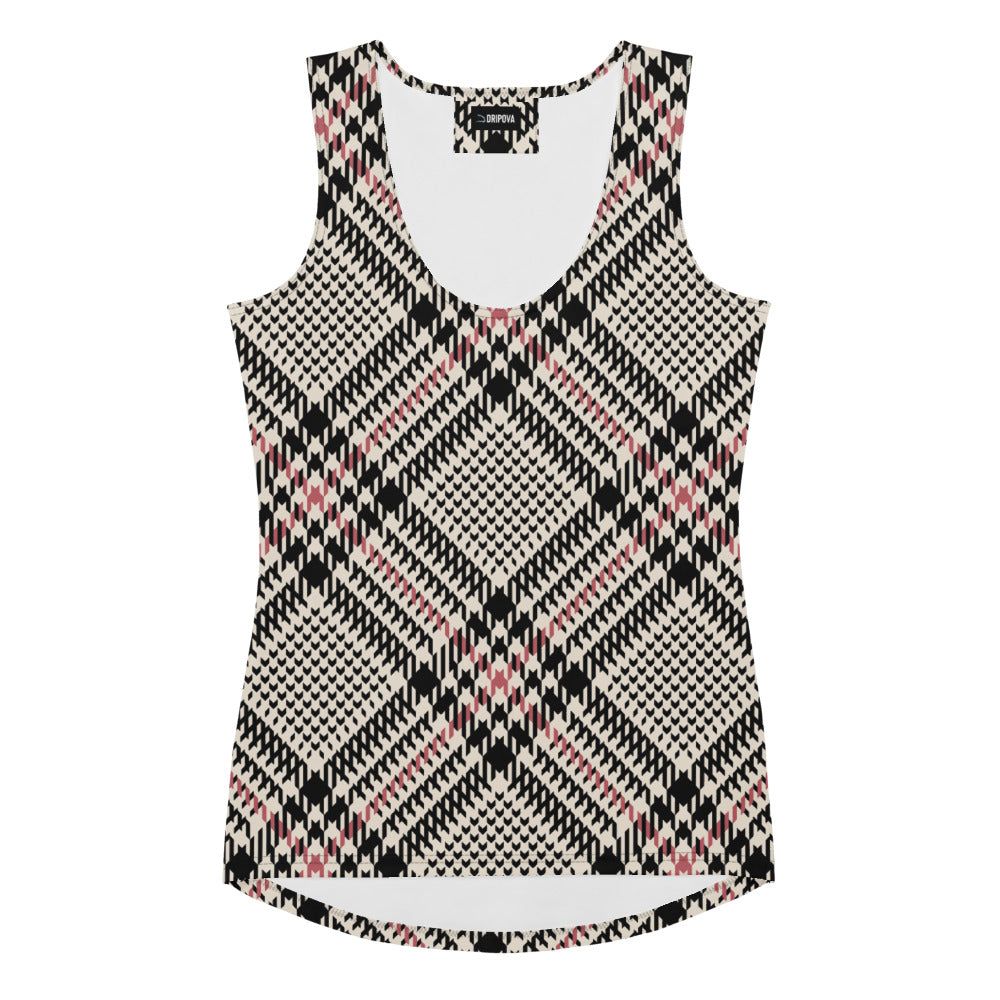 Heritage Weave Plaid Tank Top