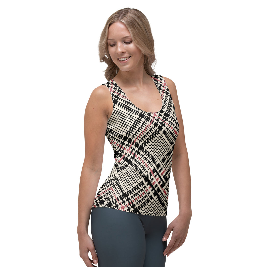 Heritage Weave Plaid Tank Top
