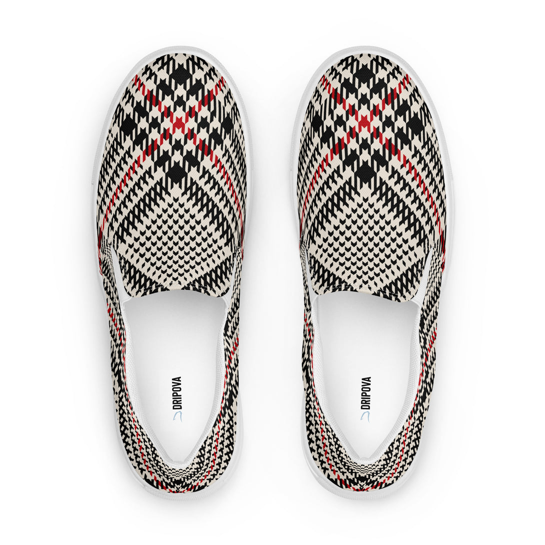 Heritage Weave Plaid Slip-On Canvas Shoes