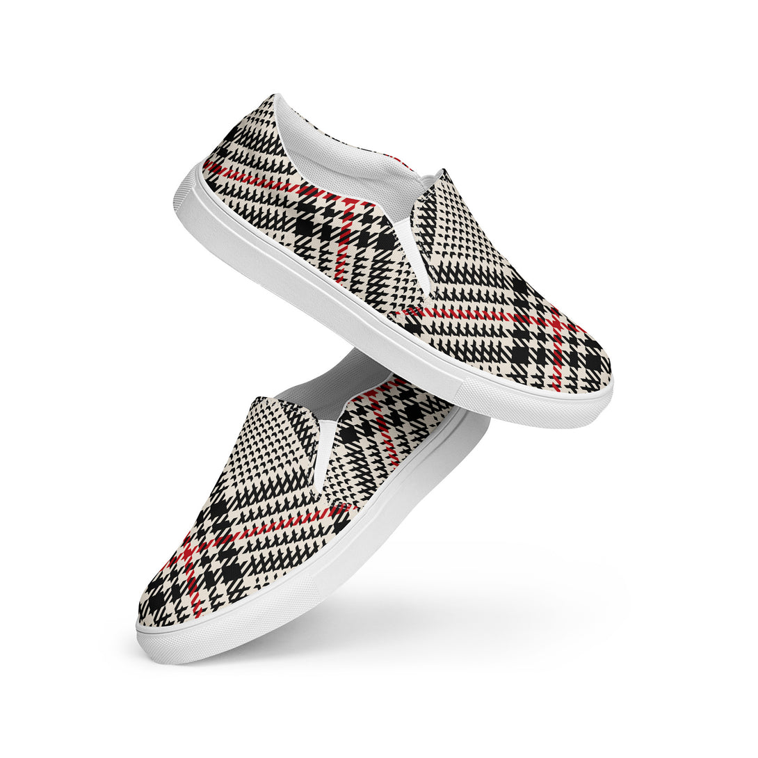 Heritage Weave Plaid Slip-On Canvas Shoes