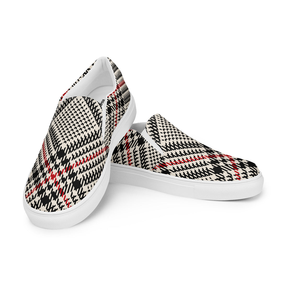 Heritage Weave Plaid Slip-On Canvas Shoes