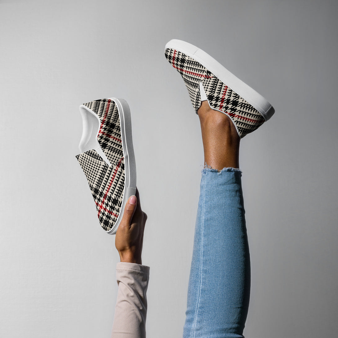 Heritage Weave Plaid Slip-On Canvas Shoes