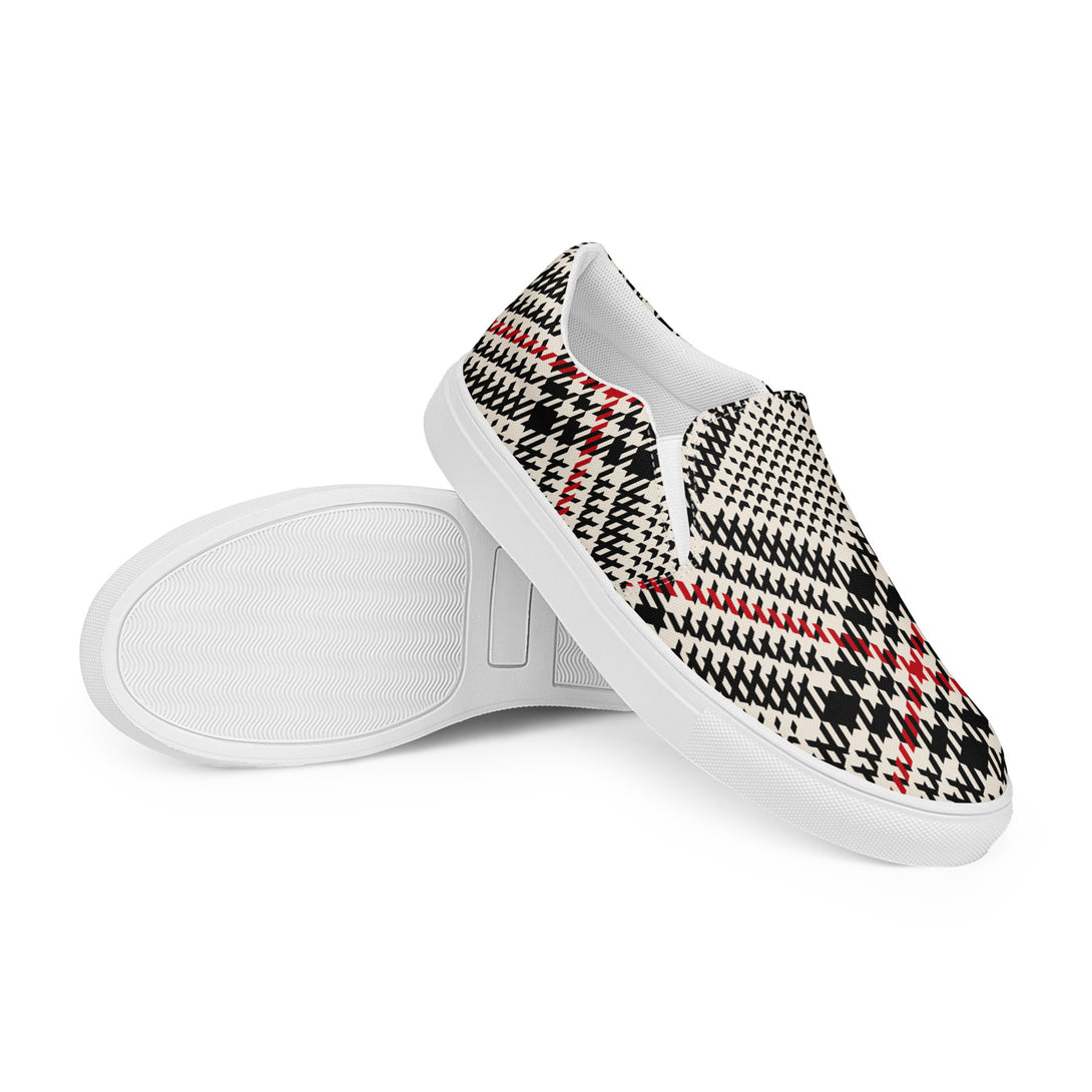 Heritage Weave Plaid Slip-On Canvas Shoes