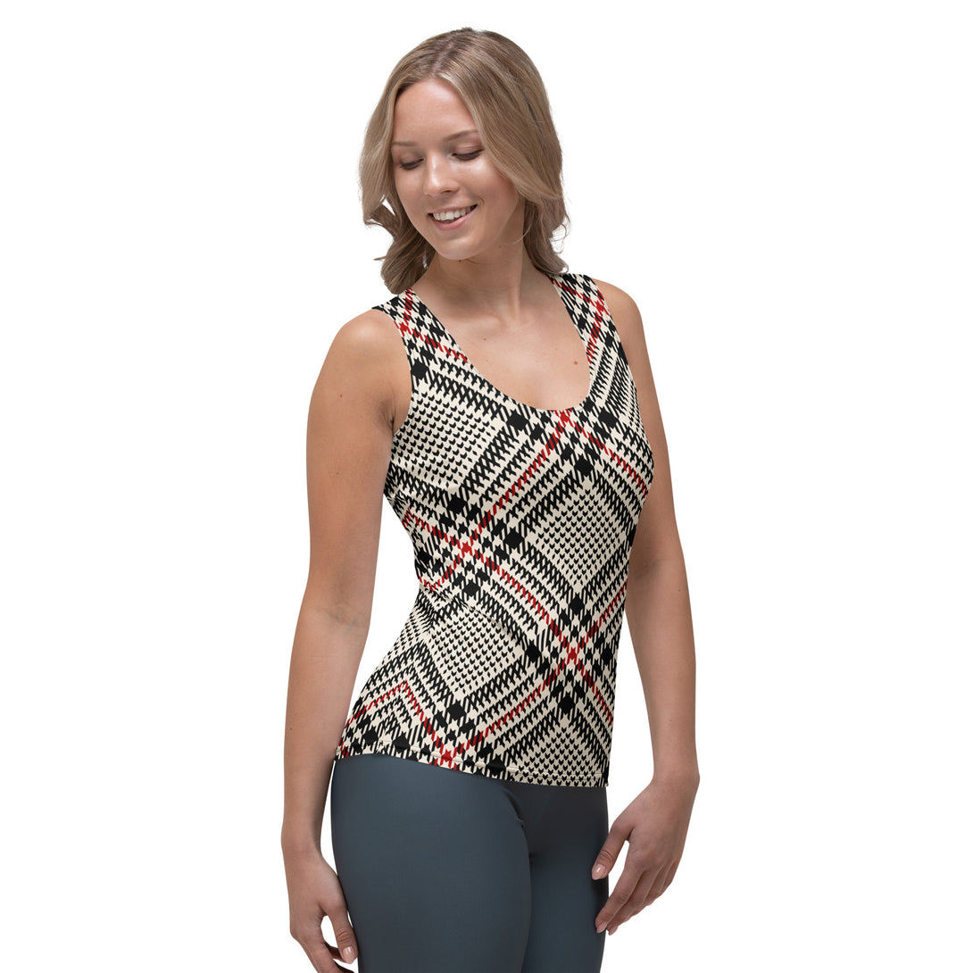 Heritage Weave Plaid Tank Top