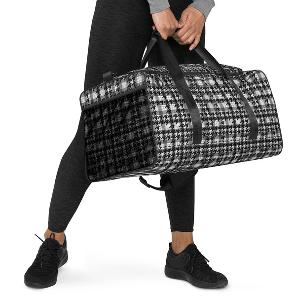 Houndstooth Harmony Duffle Bag