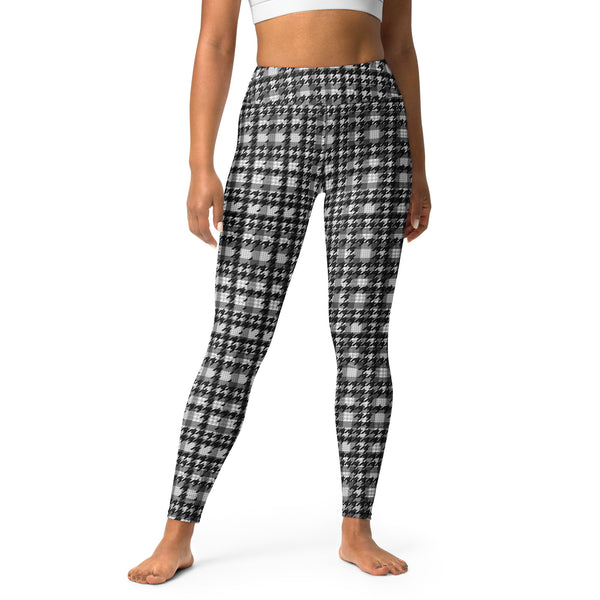 Houndstooth Harmony Yoga Leggings