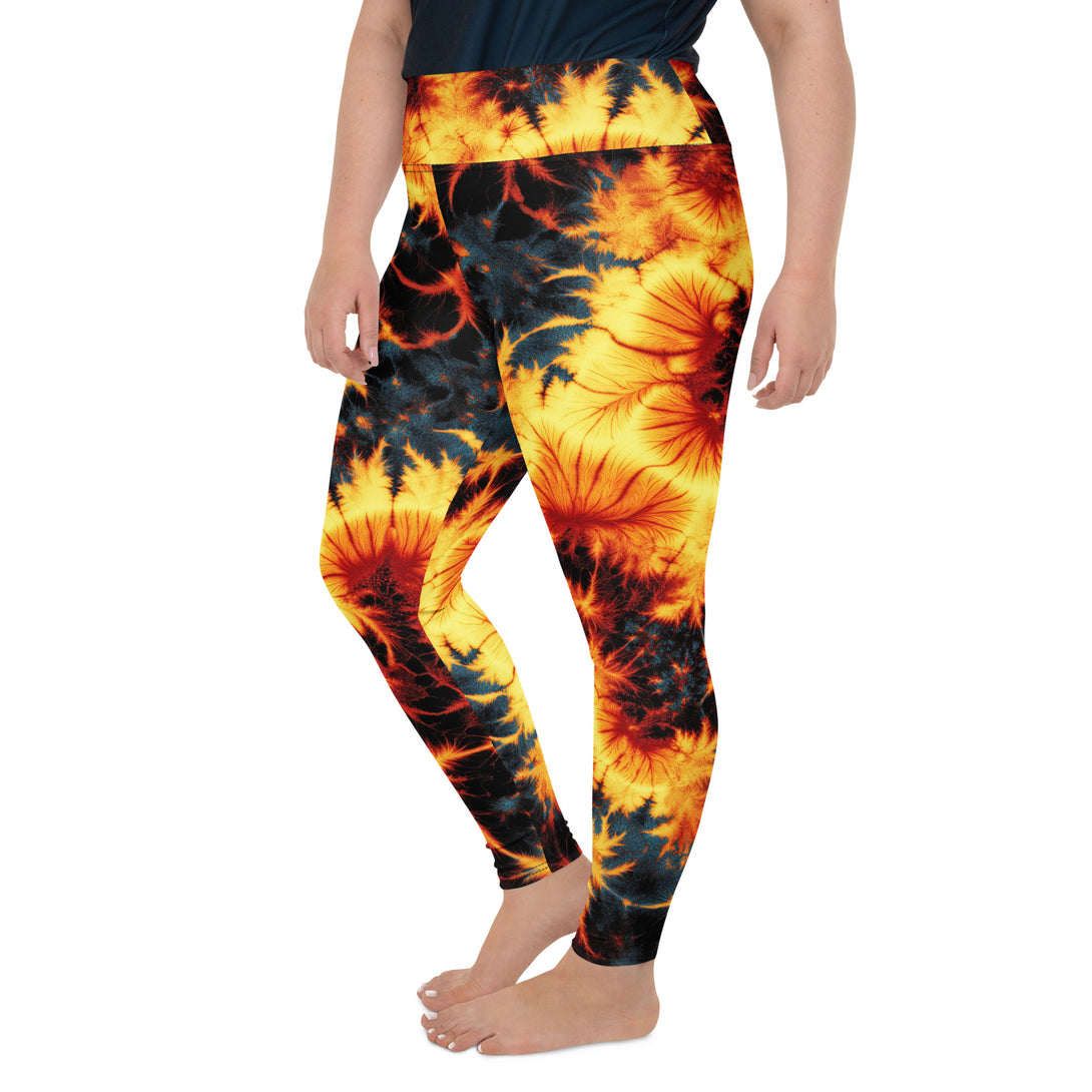 Inferno Burst Plus Size Leggings