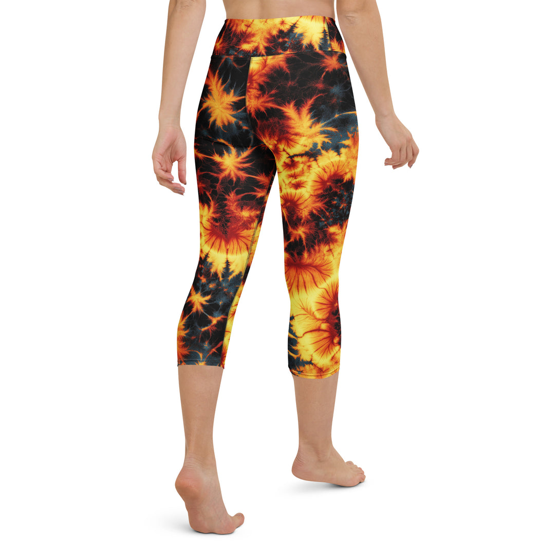 Inferno Burst Yoga Capris