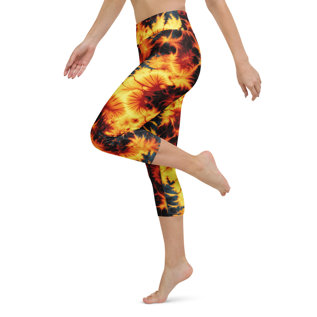 Inferno Burst Yoga Capris