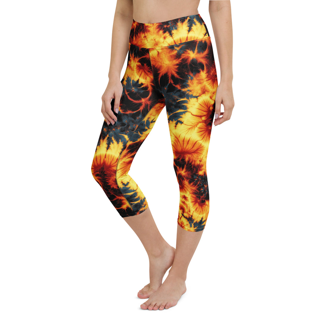 Inferno Burst Yoga Capris