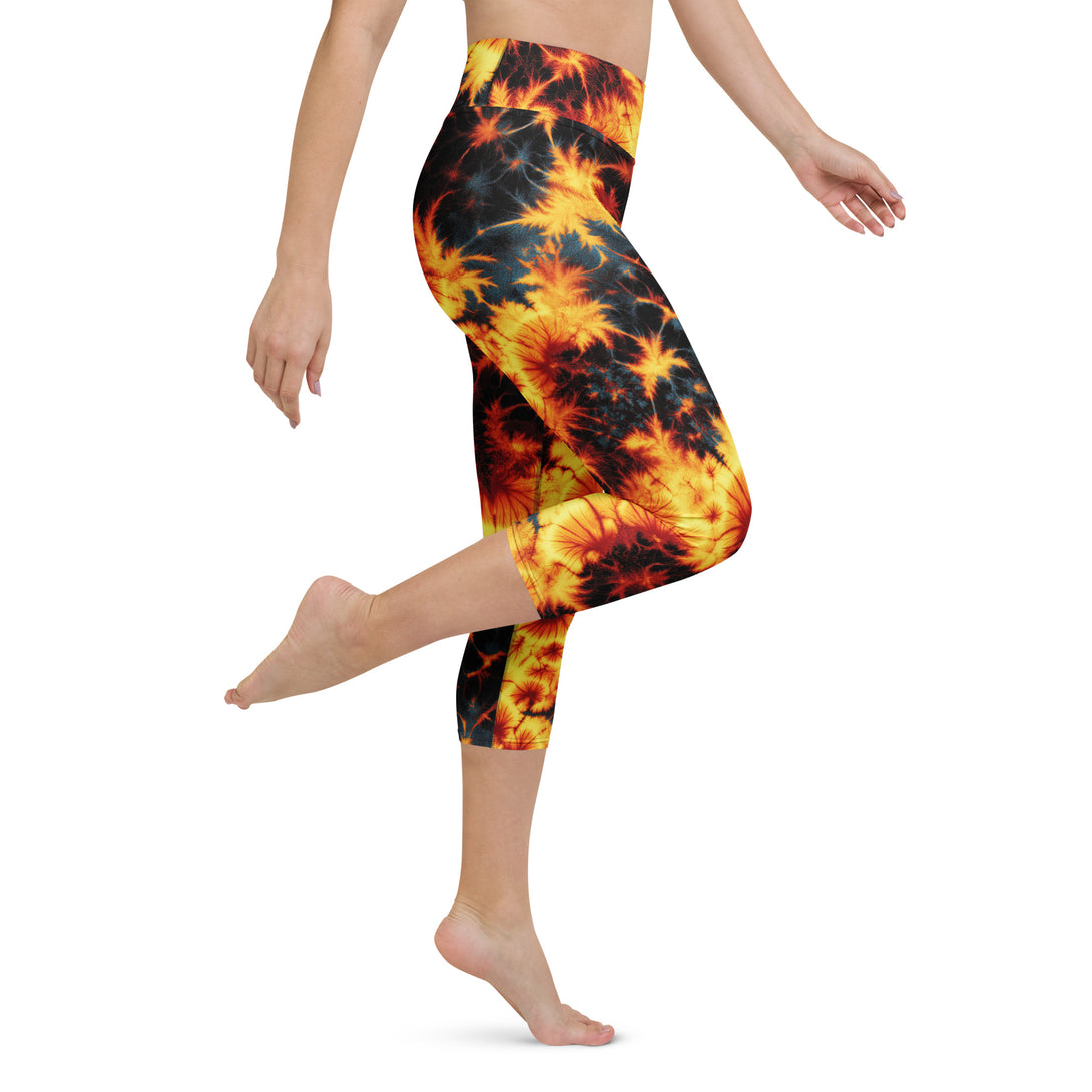 Inferno Burst Yoga Capris
