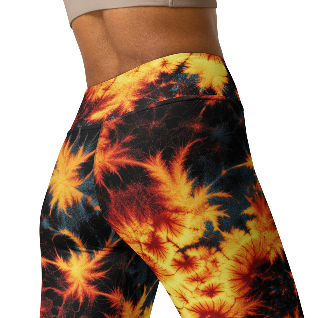 Inferno Burst Yoga Leggings