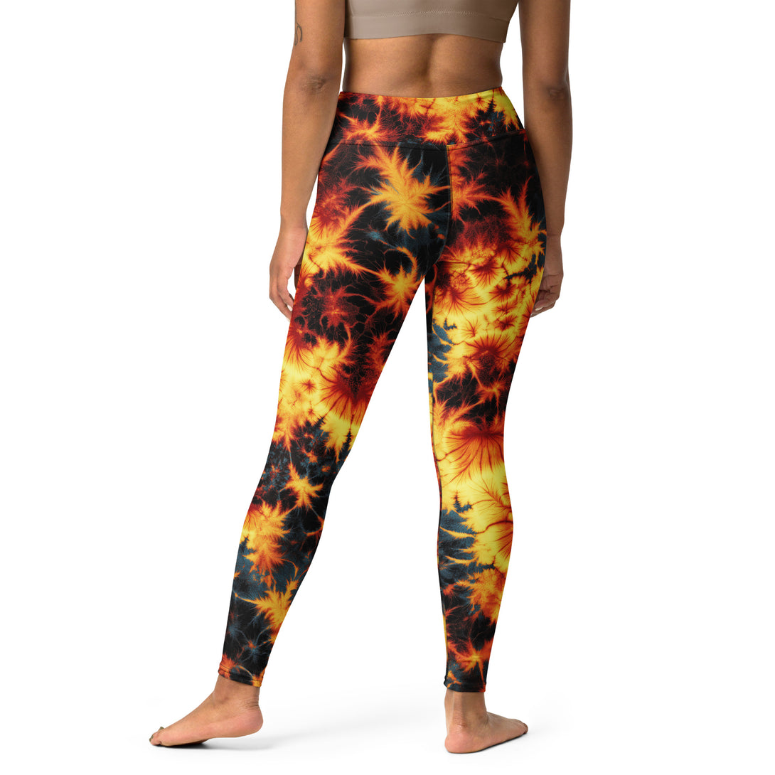 Inferno Burst Yoga Leggings