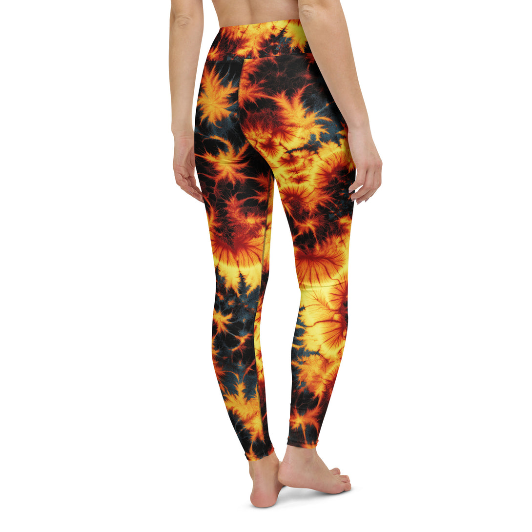 Inferno Burst Yoga Leggings