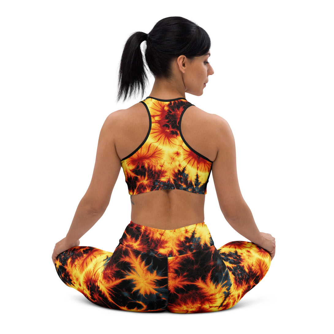Inferno Burst Yoga Leggings