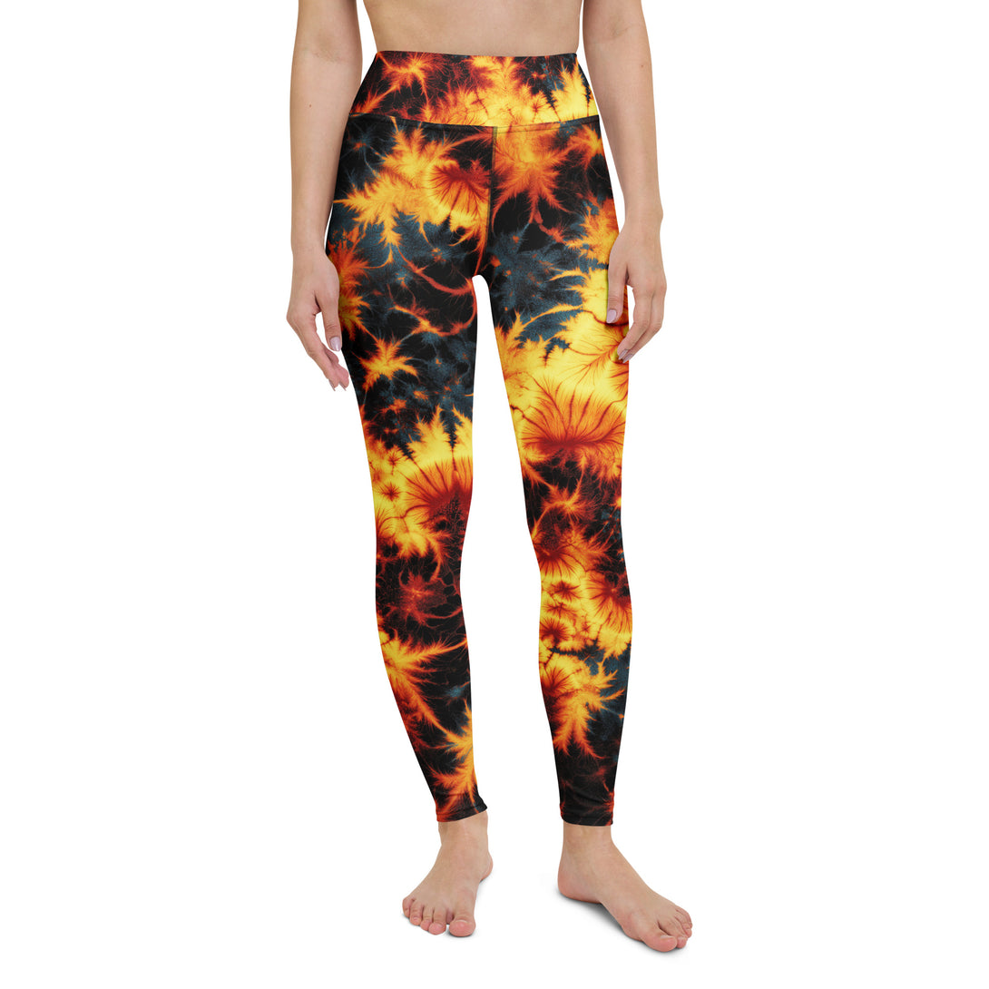 Inferno Burst Yoga Leggings