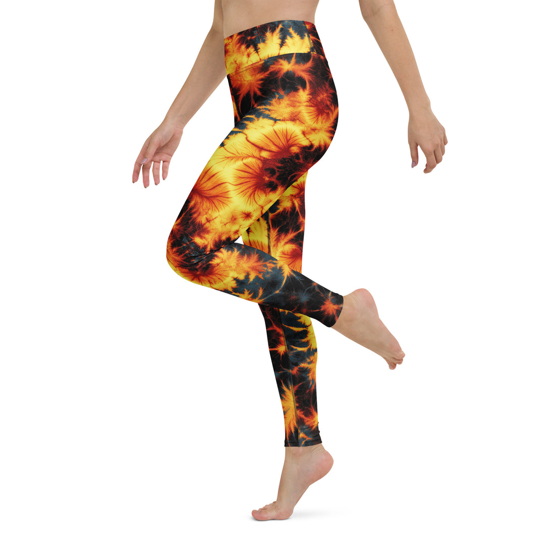 Inferno Burst Yoga Leggings