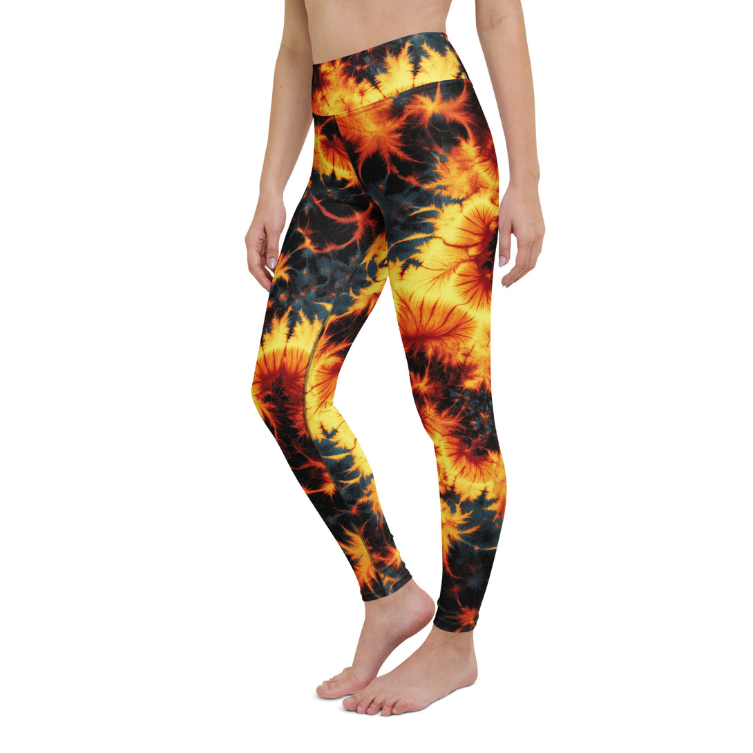 Inferno Burst Yoga Leggings