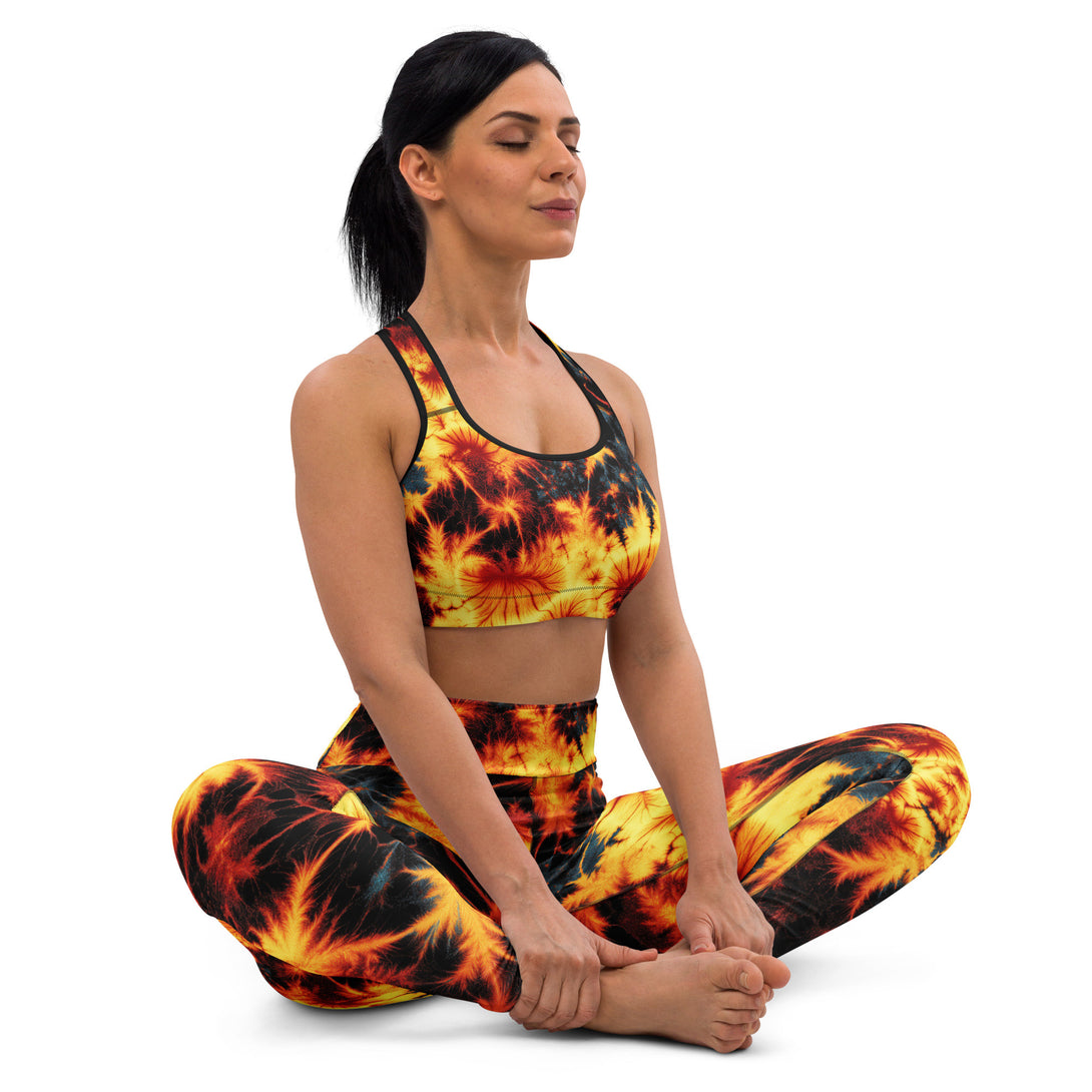 Inferno Burst Yoga Leggings