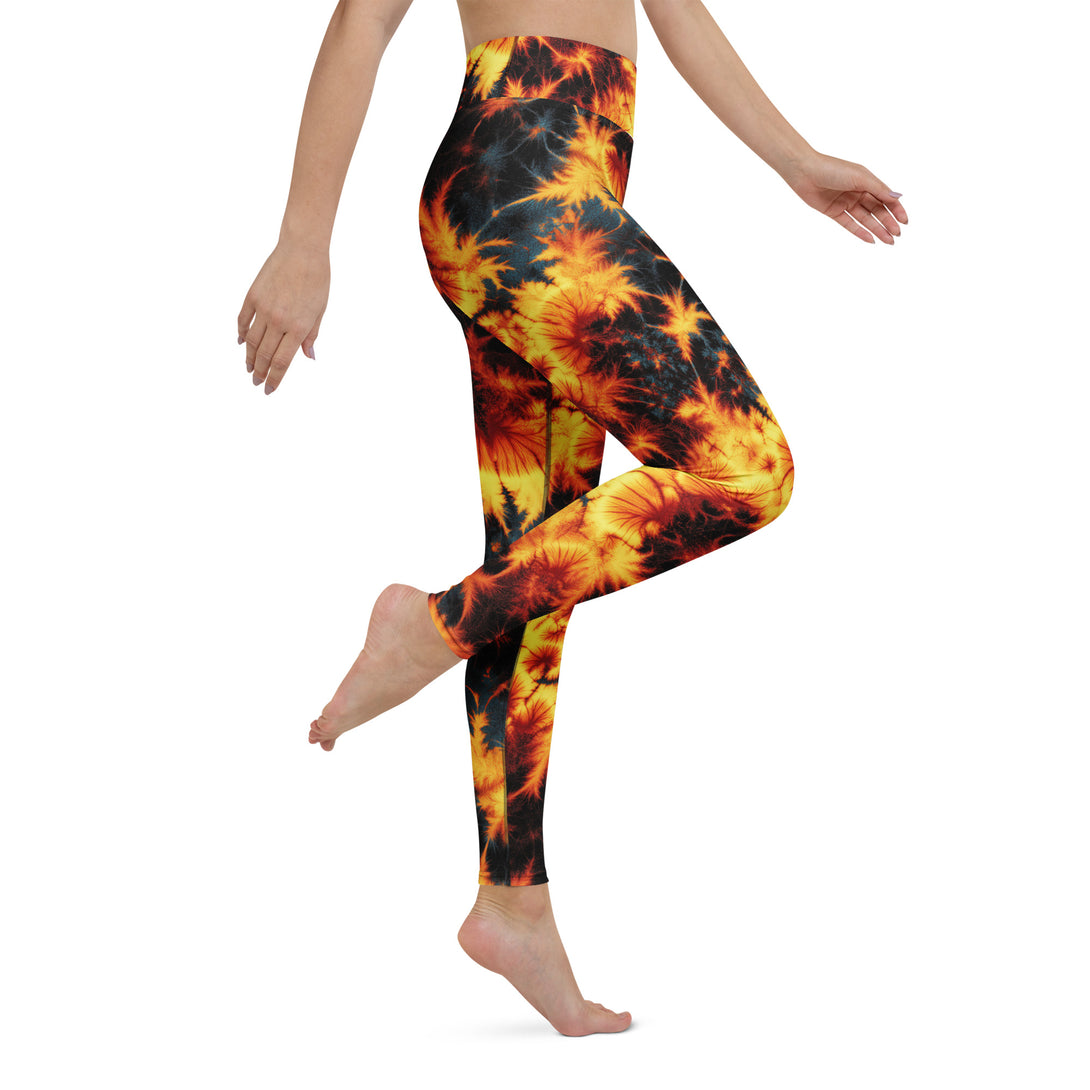 Inferno Burst Yoga Leggings