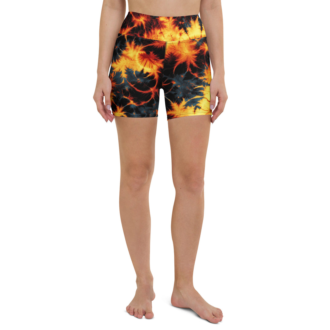 Inferno Burst Yoga Shorts