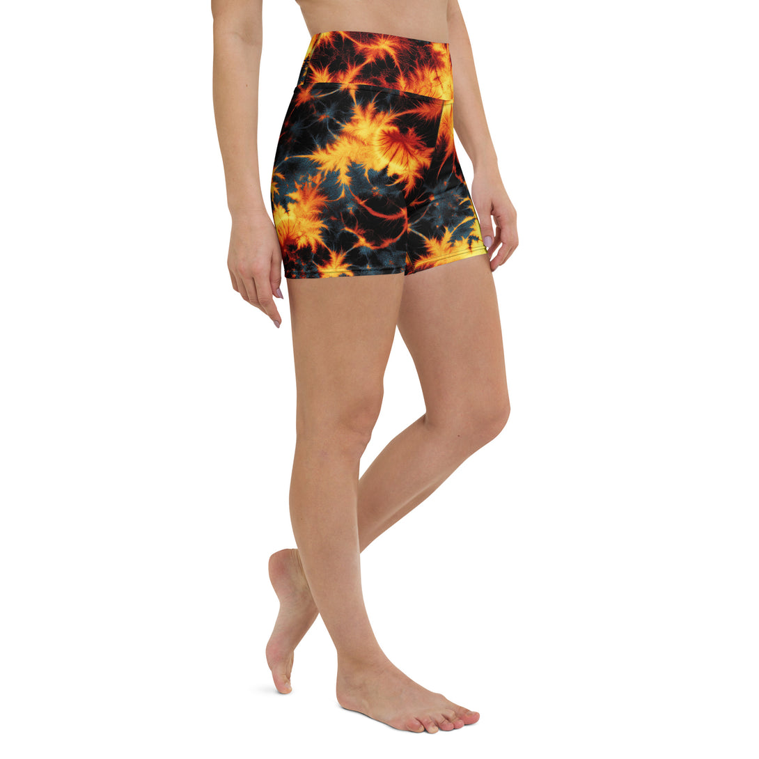 Inferno Burst Yoga Shorts
