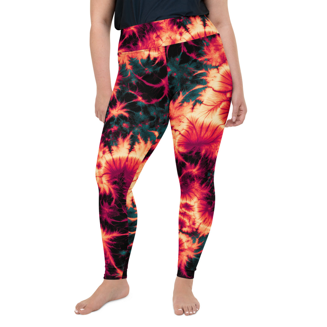 Inferno Burst Plus Size Leggings