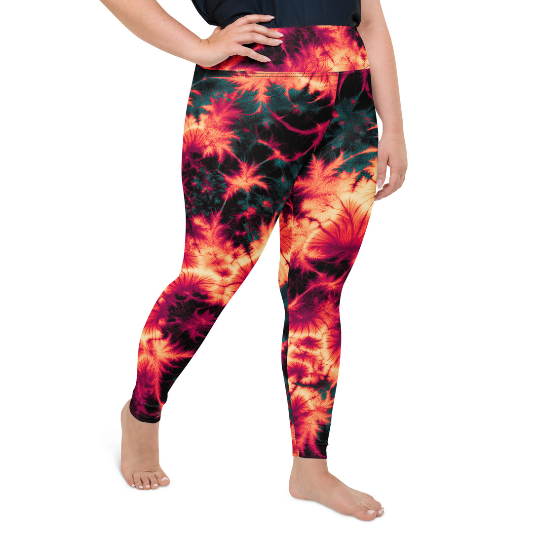 Inferno Burst Plus Size Leggings
