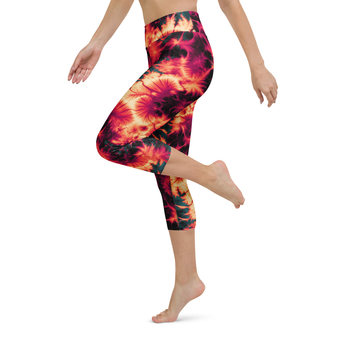 Inferno Burst Yoga Capris