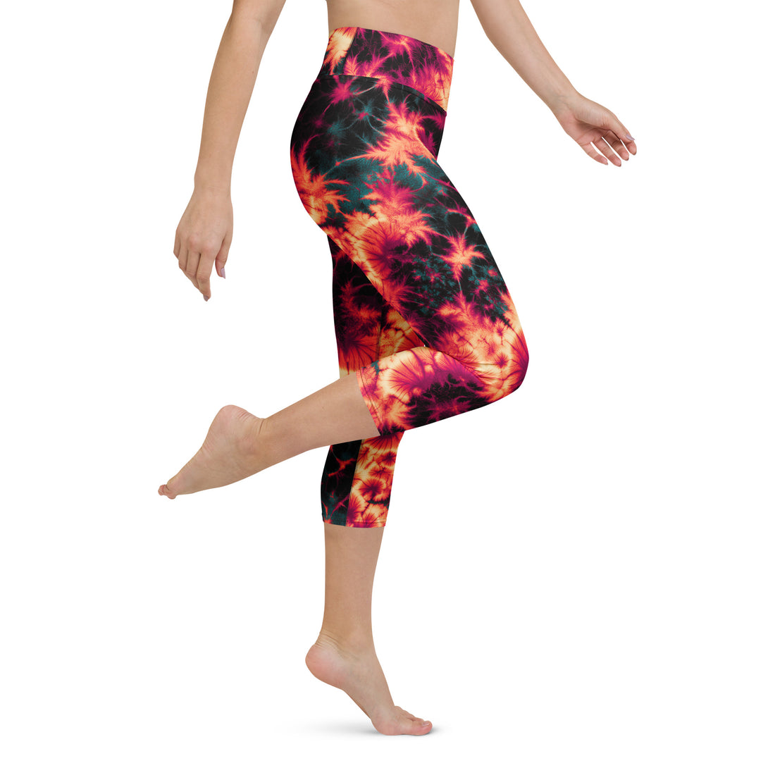 Inferno Burst Yoga Capris