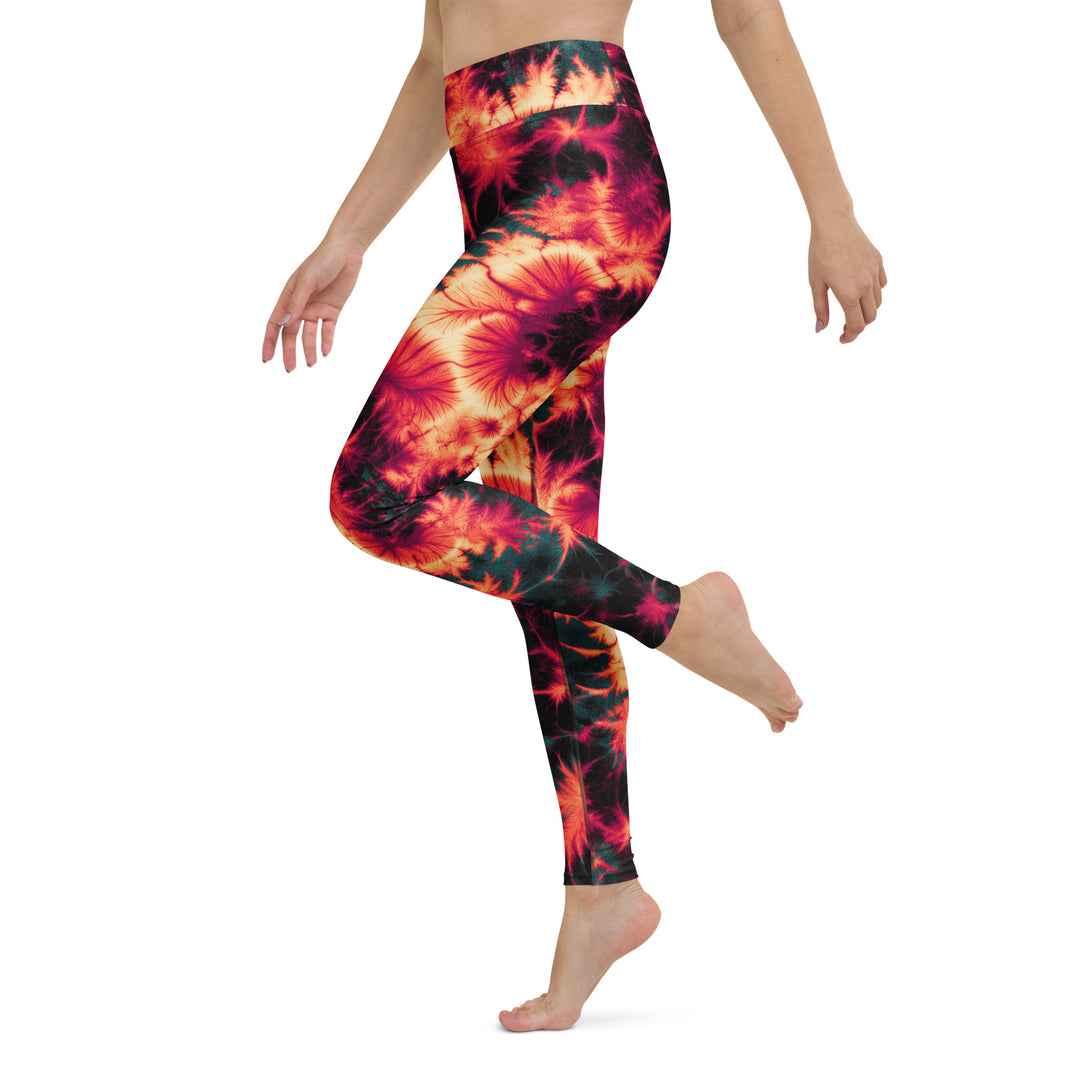 Inferno Burst Yoga Leggings