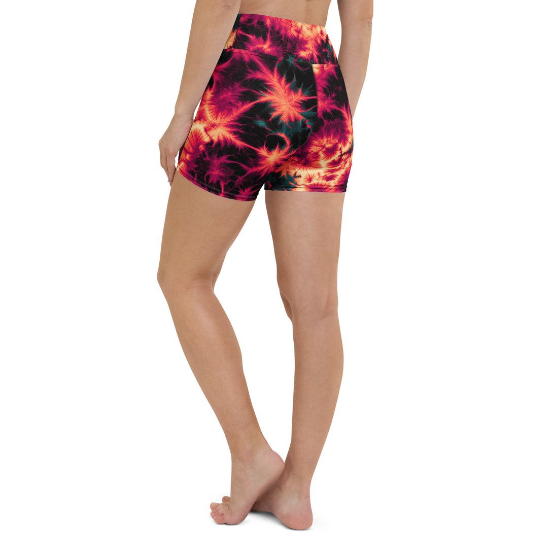 Inferno Burst Yoga Shorts