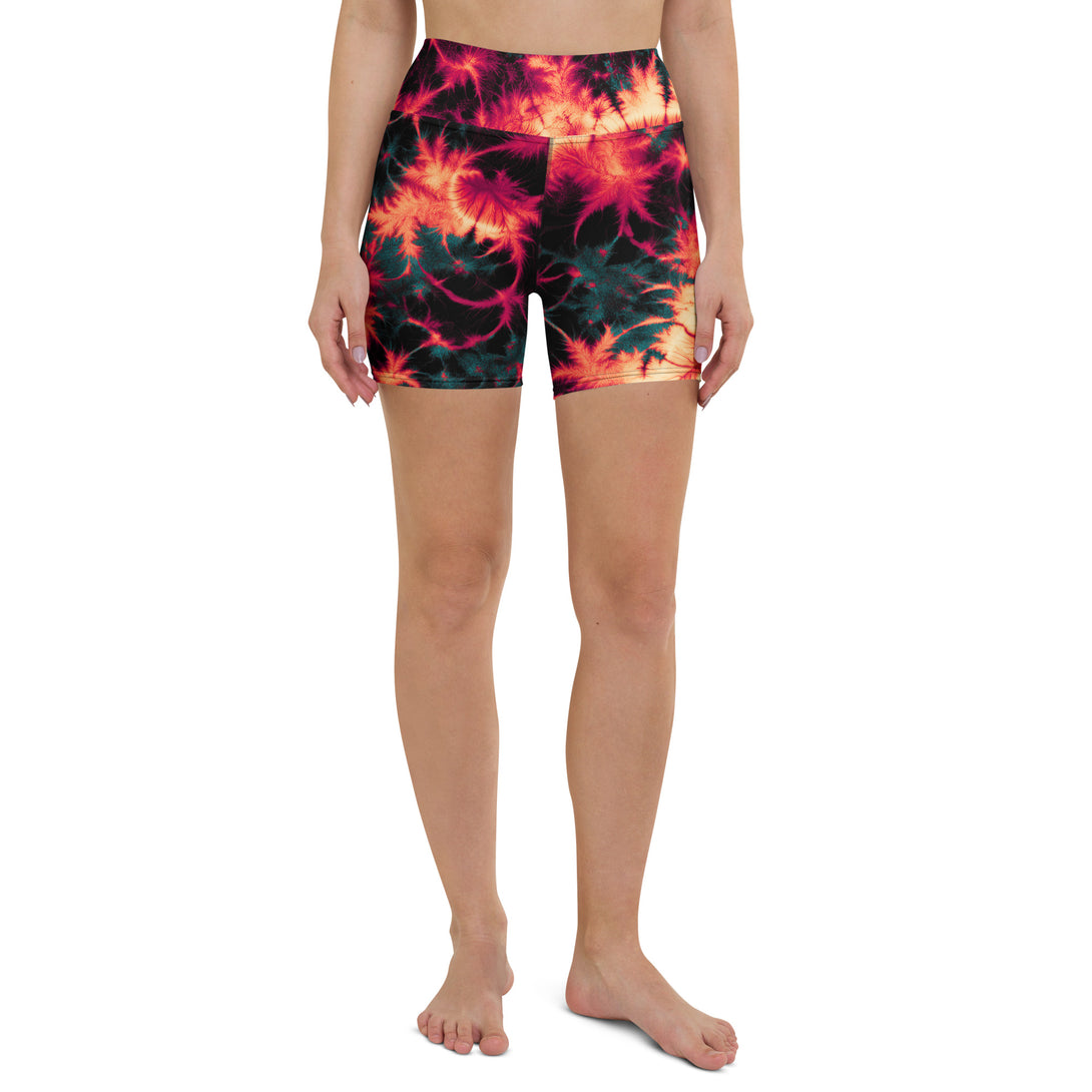 Inferno Burst Yoga Shorts