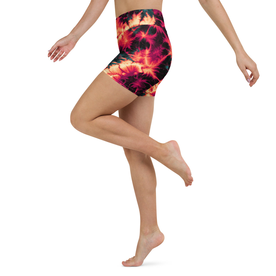 Inferno Burst Yoga Shorts