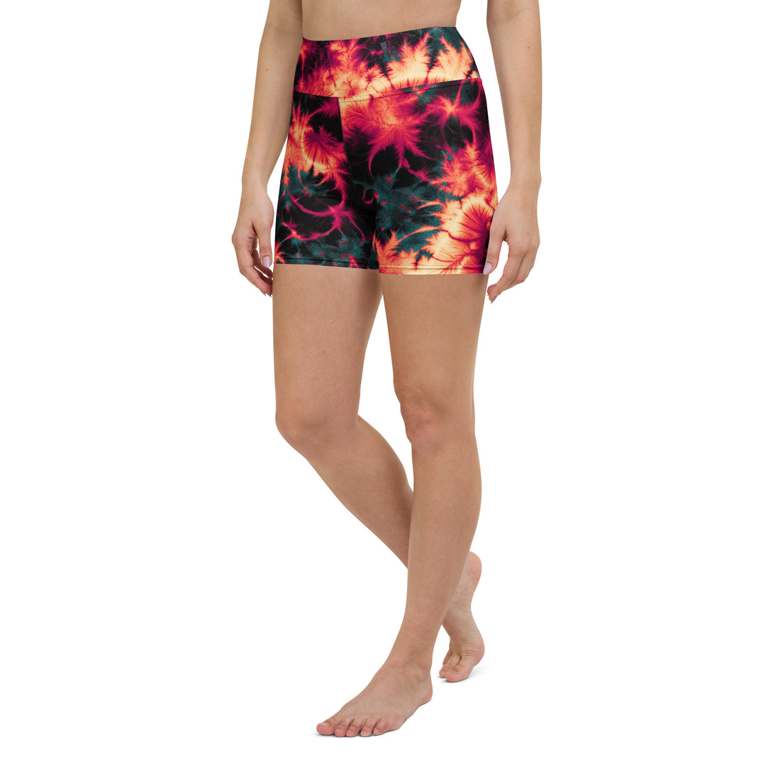 Inferno Burst Yoga Shorts