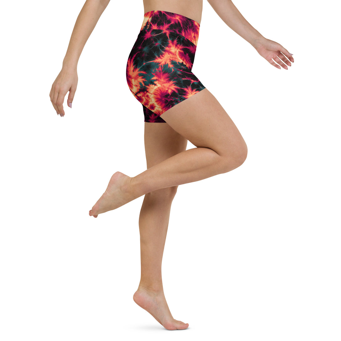 Inferno Burst Yoga Shorts
