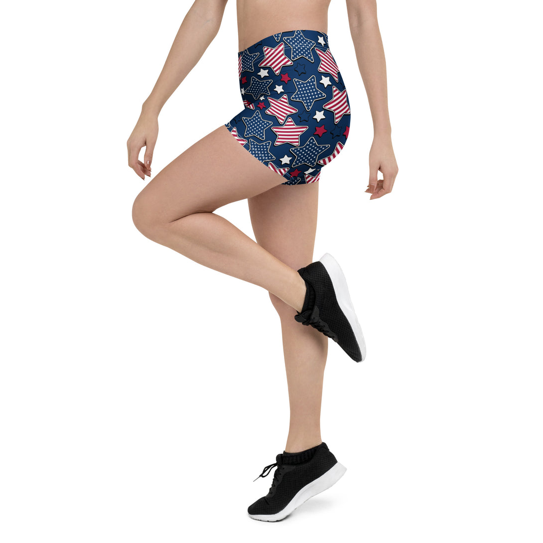 Liberty Stars Print Shorts