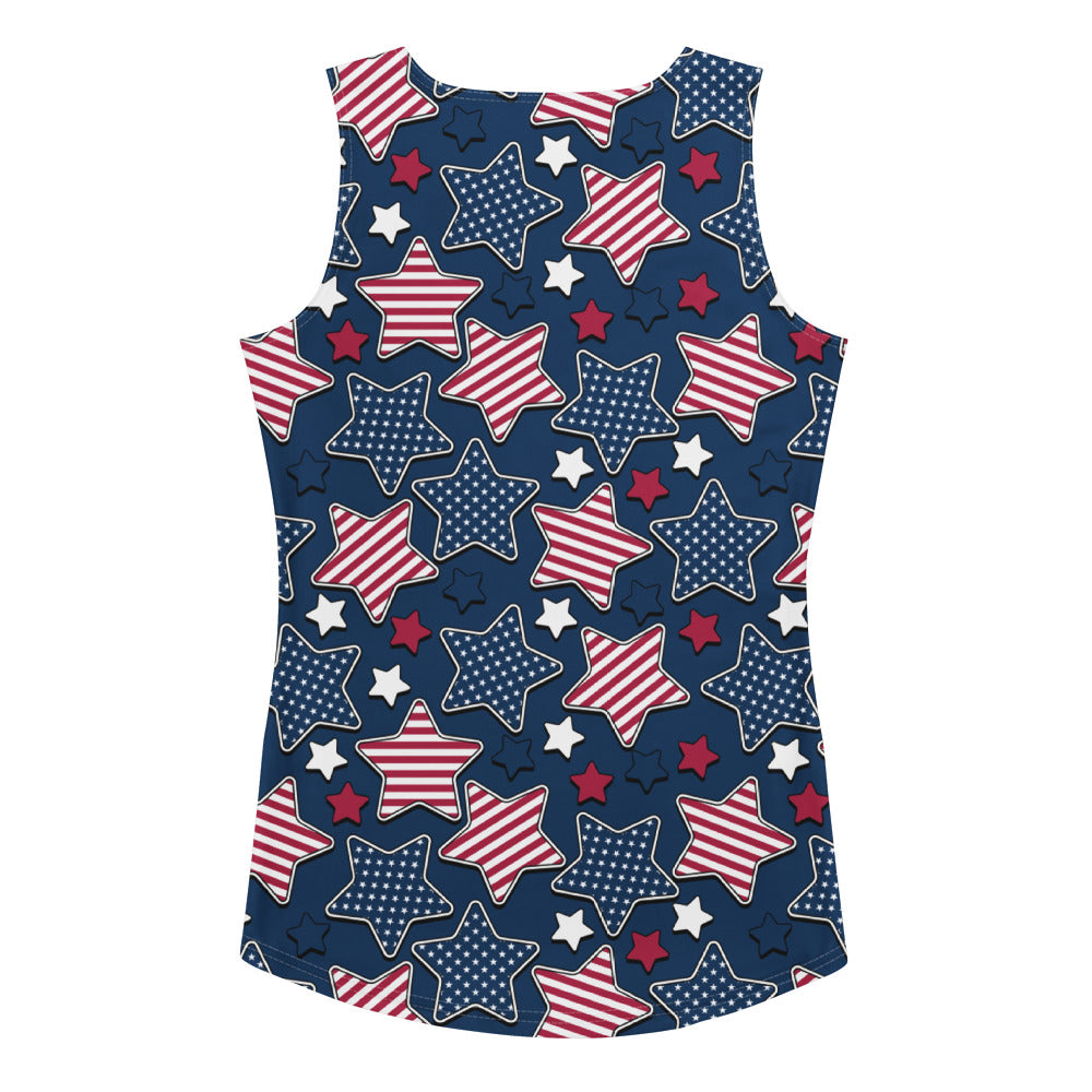 Liberty Stars Print Tank Top