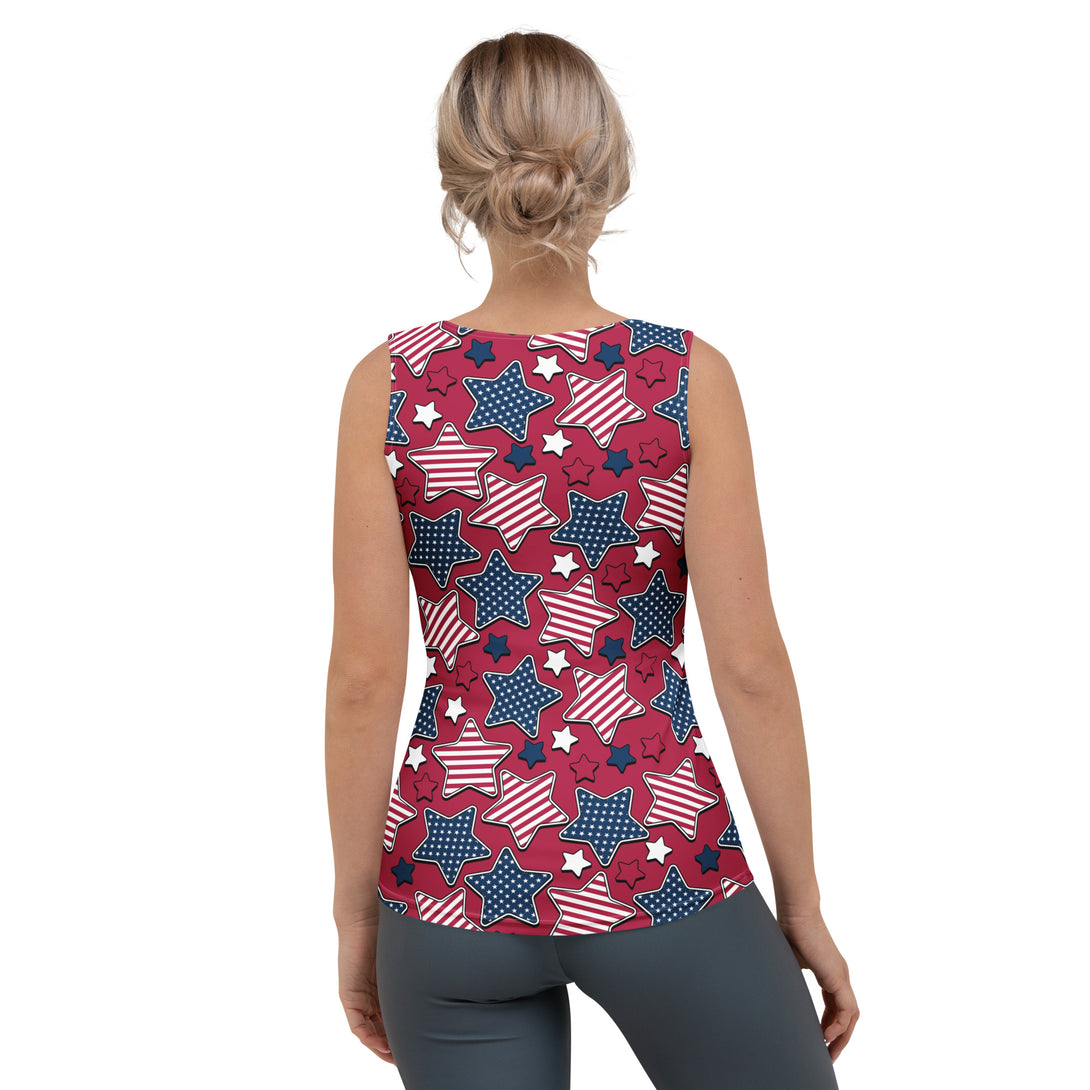 Liberty Stars Print Tank Top
