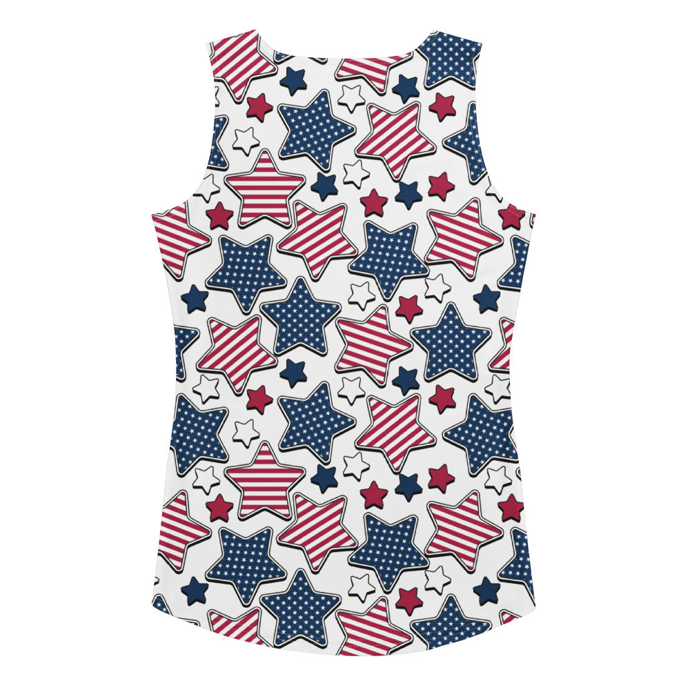 Liberty Stars Print Tank Top