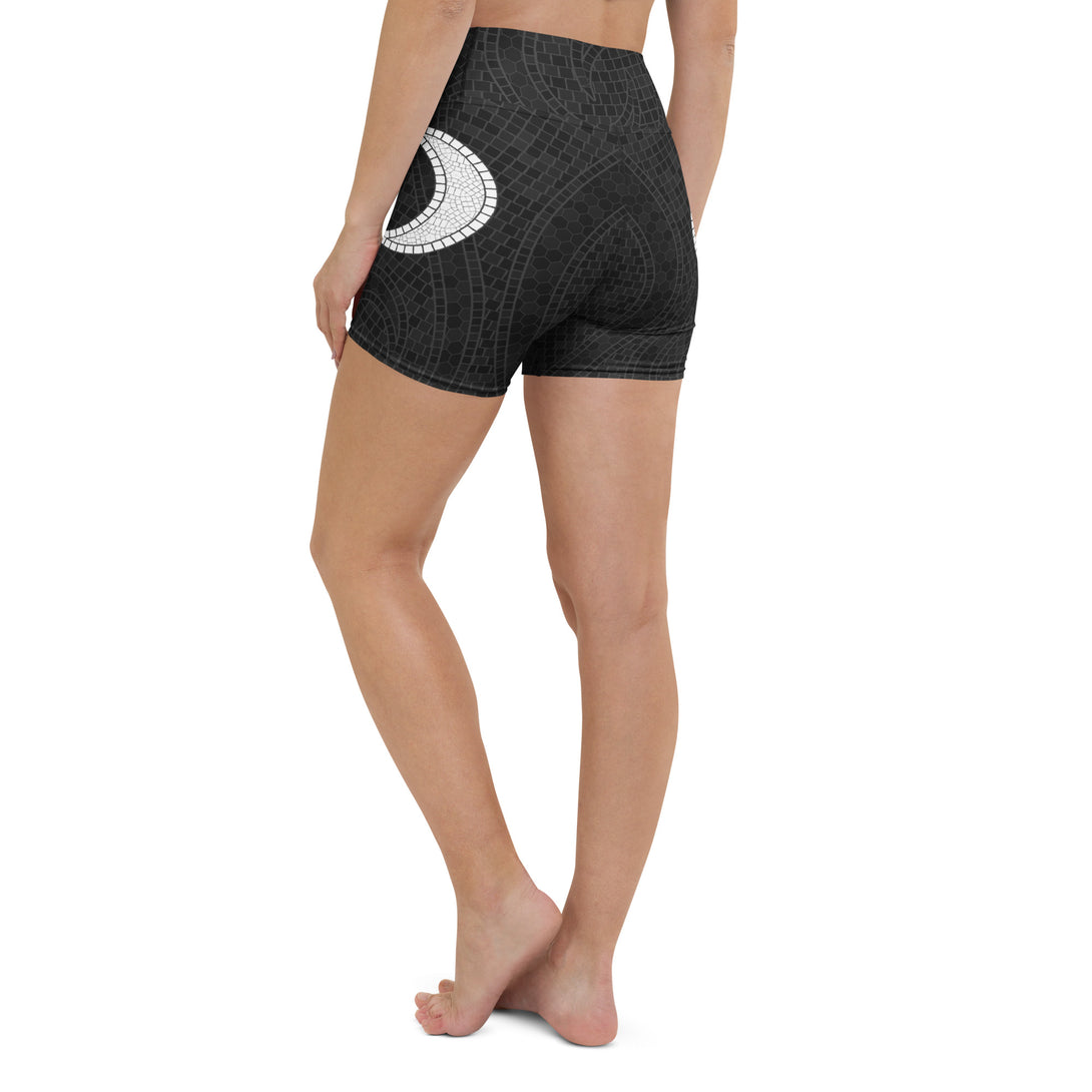 Mystic Moon Mosaic Flow Yoga Shorts