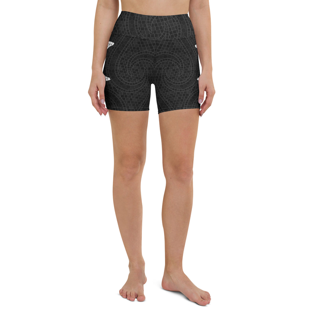 Mystic Moon Mosaic Flow Yoga Shorts