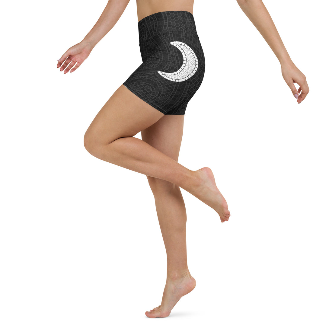 Mystic Moon Mosaic Flow Yoga Shorts