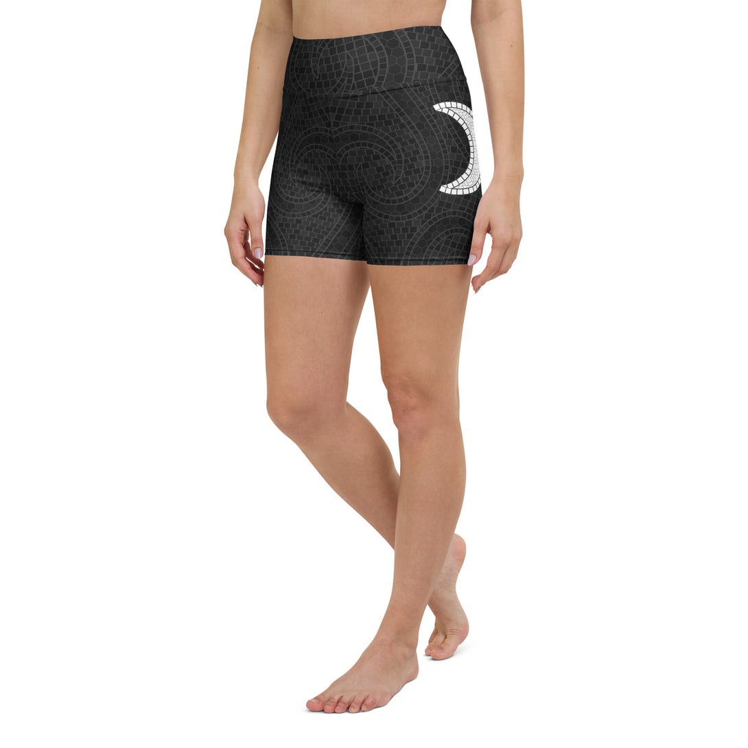 Mystic Moon Mosaic Flow Yoga Shorts