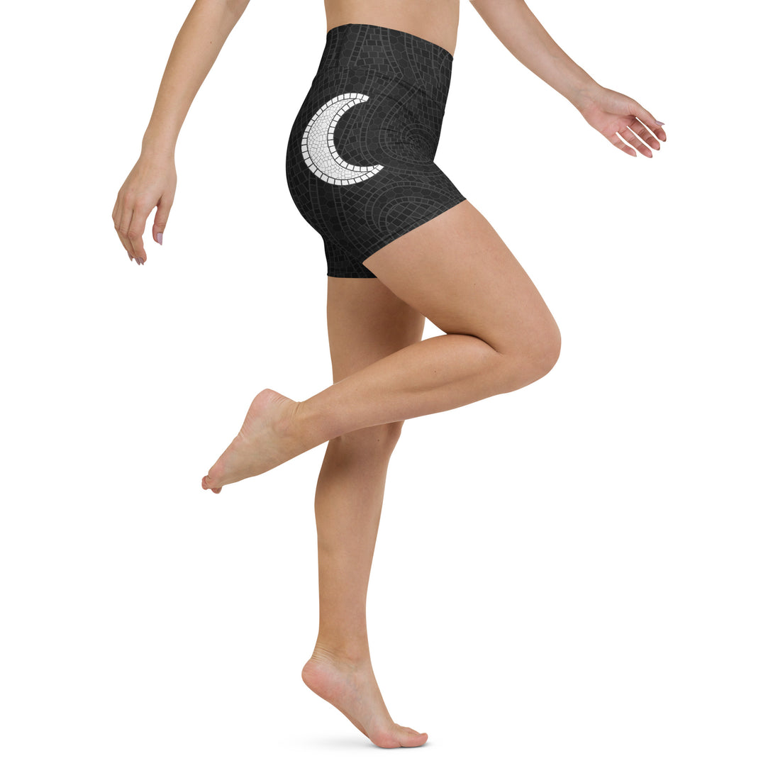 Mystic Moon Mosaic Flow Yoga Shorts