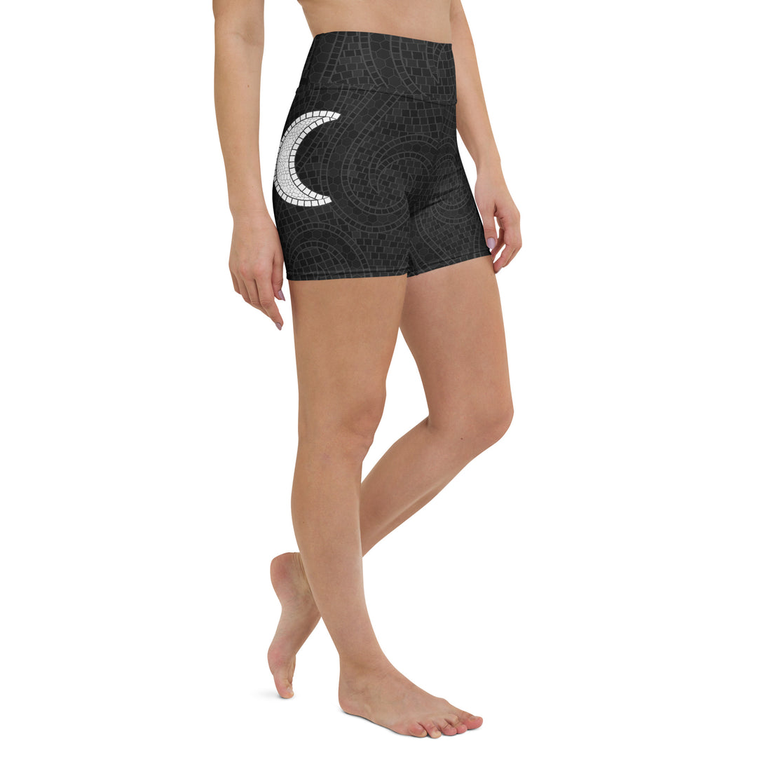 Mystic Moon Mosaic Flow Yoga Shorts
